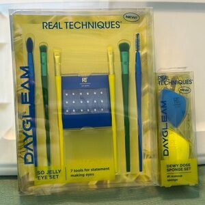 Real Techniques So Jelly Eye and Sponge Set - Blue, Green, Yellow